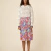 FRNCH Ellyette Abstract Floral Skirt