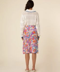 FRNCH Ellyette Abstract Floral Skirt