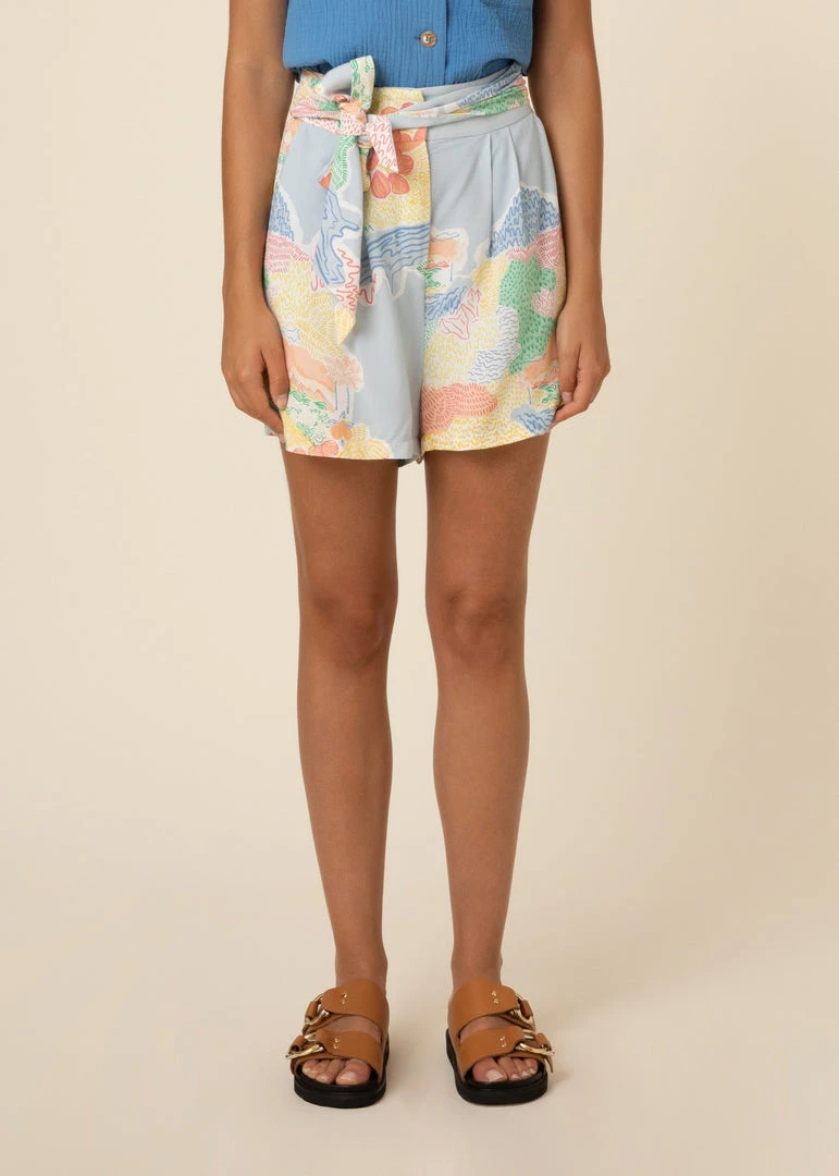 FRNCH New Arrivals Davina Tie- Waist Shorts