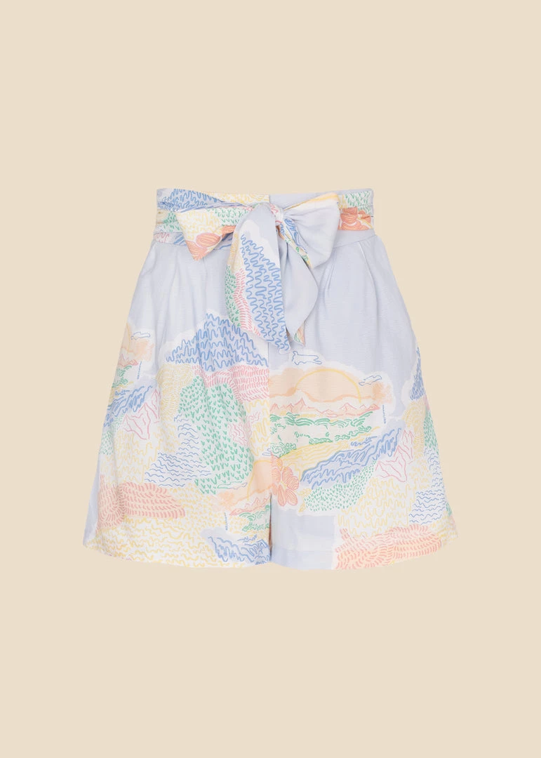 FRNCH New Arrivals Davina Tie- Waist Shorts