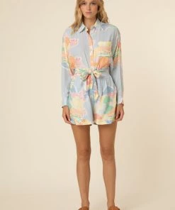 FRNCH New Arrivals Davina Tie- Waist Shorts