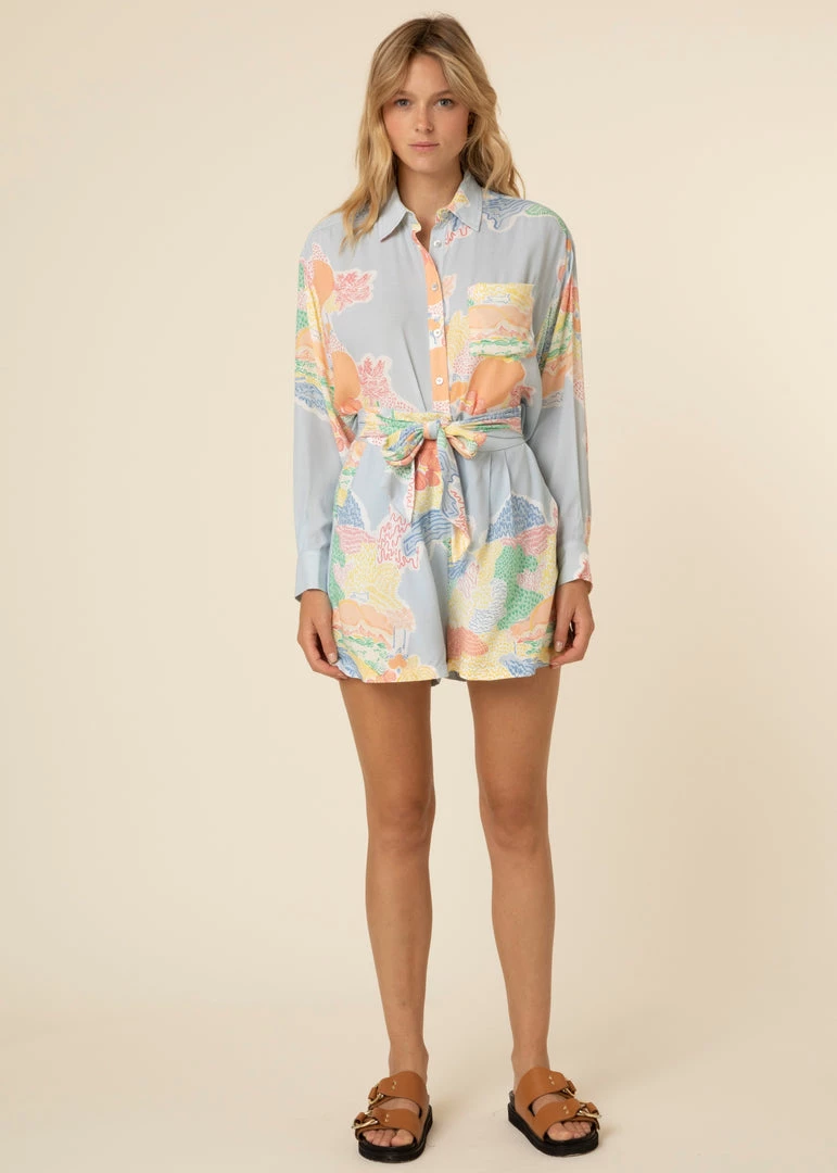 FRNCH New Arrivals Davina Tie- Waist Shorts