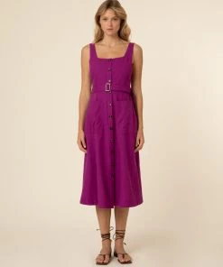 FRNCH Vita Button Down Dress