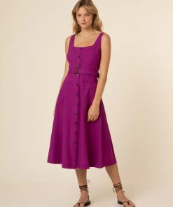 FRNCH Vita Button Down Dress