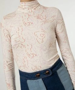 FRNCH Shop Sale- 2021 Collection Crocus Art Print Turtleneck