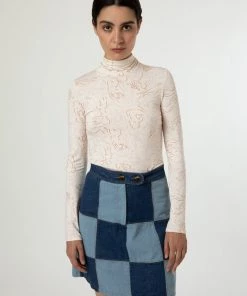 FRNCH Shop Sale- 2021 Collection Crocus Art Print Turtleneck