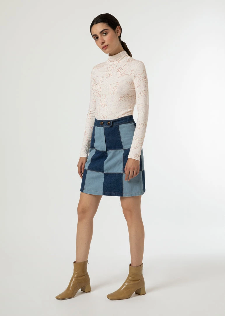 FRNCH Shop Sale- 2021 Collection Crocus Art Print Turtleneck