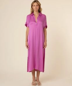 FRNCH New Arrivals Galiena Drapey T-Shirt Dress