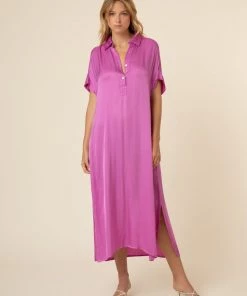 FRNCH New Arrivals Galiena Drapey T-Shirt Dress