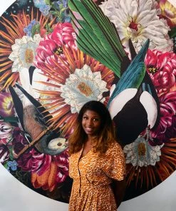 Hand-Made Accessories Pepita Coffee | Artwork By Alexandra Gallagher