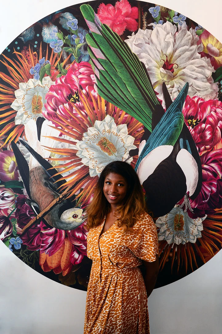 Hand-Made Accessories Pepita Coffee | Artwork By Alexandra Gallagher