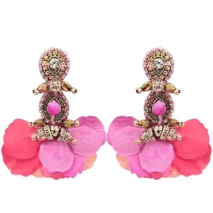 Mi Maria Morena Edita Floral Petal Earrings New Arrivals