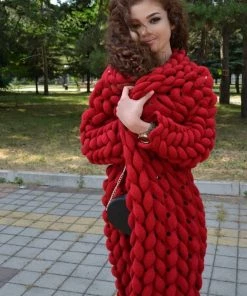 Ms. Meri Mak The Jolie Cardigan Store Jolie Knit Cardigan - Berry