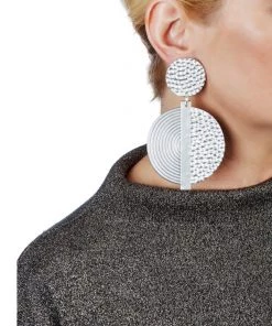 Ms.Meri Mak Hand-Made Accessories Edouard Hammered Spiral Earrings