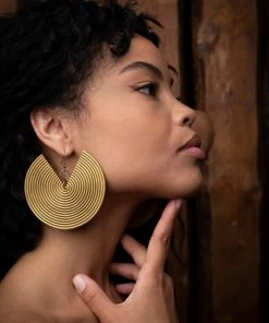 Ms. Meri Mak Emmanuelle Spiral Earrings Hand-Made Accessories