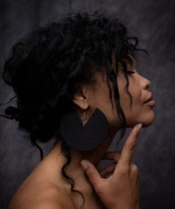 Ms. Meri Mak Emmanuelle Spiral Earrings Hand-Made Accessories