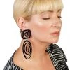 Ms. Meri Mak Eloi Oval Spiral Earrings