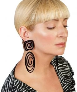 Ms. Meri Mak Eloi Oval Spiral Earrings