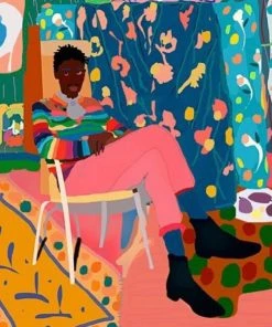 Santiago Paredes Black Is The New Black Silk Scarf