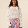 FRNCH New Arrivals Mika ‘Claudine Collar’ Crocheted Top