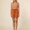 FRNCH Flora Stripe Knit Tank Top