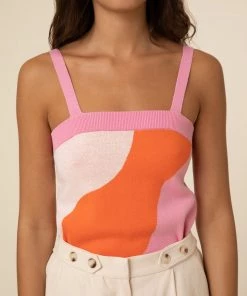 FRNCH Tory Mod Print Tank Top
