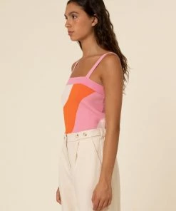 FRNCH Tory Mod Print Tank Top