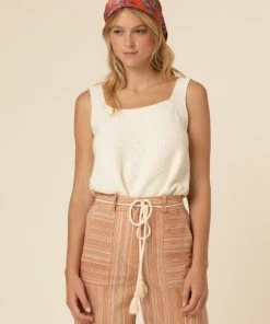 FRNCH New Arrivals Laila Ribbed Sweater Knit Tank