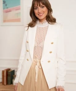 CHOKLATE PARIS Lacole Fitted Double-breasted Blazer New Arrivals