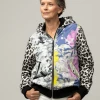 Nikki Jones New Arrivals Sabine Floral & Animal Print Bomber Jacket