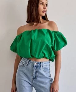 CHOKLATE PARIS Cait Cropped Cotton Top