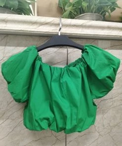 CHOKLATE PARIS Cait Cropped Cotton Top