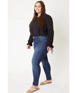 Ms. Meri Mak Bottoms Priscilla High Rise Jeans Plus Size