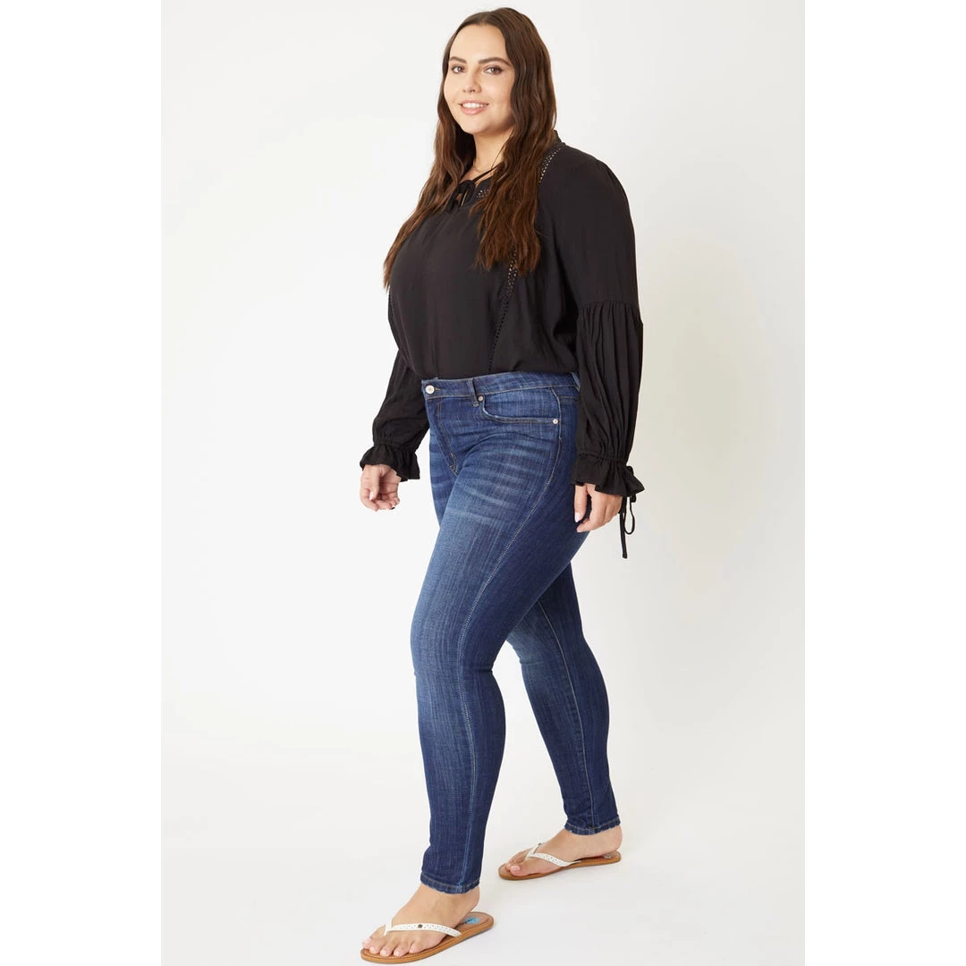 Ms. Meri Mak Bottoms Priscilla High Rise Jeans Plus Size