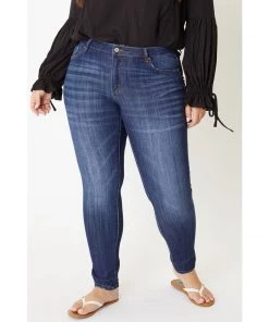 Ms. Meri Mak Bottoms Priscilla High Rise Jeans Plus Size