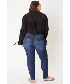Ms. Meri Mak Bottoms Priscilla High Rise Jeans Plus Size