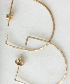 Token Evo Earrings 14k Gold Hand-Made Accessories