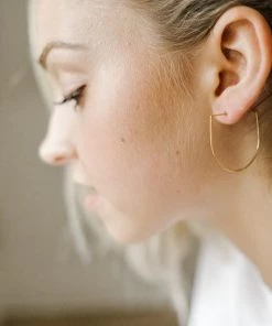 Token Evo Earrings 14k Gold Hand-Made Accessories