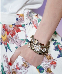 SWEET MATITOS Made-in-Spain Bamboo Palm Cuff Hand-Made Accessories