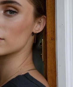 Token Hand-Made Accessories Erwan Staples 14k Gold & Sterling Silver