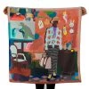 Silk Robes & Scarves Santiago Paredes: Atelier Portrait Silk Scarf