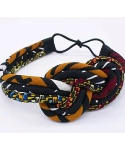 Cord & Cloth Hand-Made Accessories Ellema 3 Strand Knotted Headband