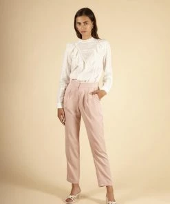 FRNCH Shop Sale- 2021 Collection Carmelie Ruffle Blouse