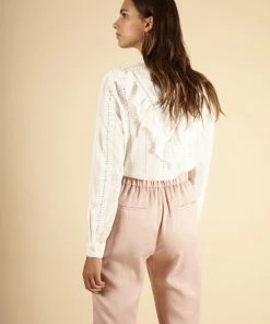 FRNCH Shop Sale- 2021 Collection Carmelie Ruffle Blouse