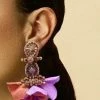Mi Maria Morena Edita Floral Petal Earrings New Arrivals