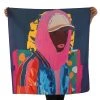 Silk Robes & Scarves Santiago Paredes: Dangelo Portrait Silk Scarf