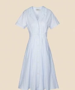 FRNCH Alexis Sky-Blue Day Dress New Arrivals