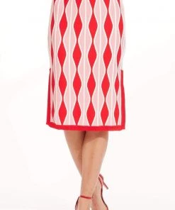 Eva Franco Niska Harlequin Pink Skirt