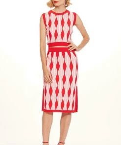 Eva Franco Niska Harlequin Pink Skirt