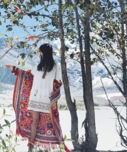 Saachi New Arrivals Lautaro (Granny Square) Cardigan